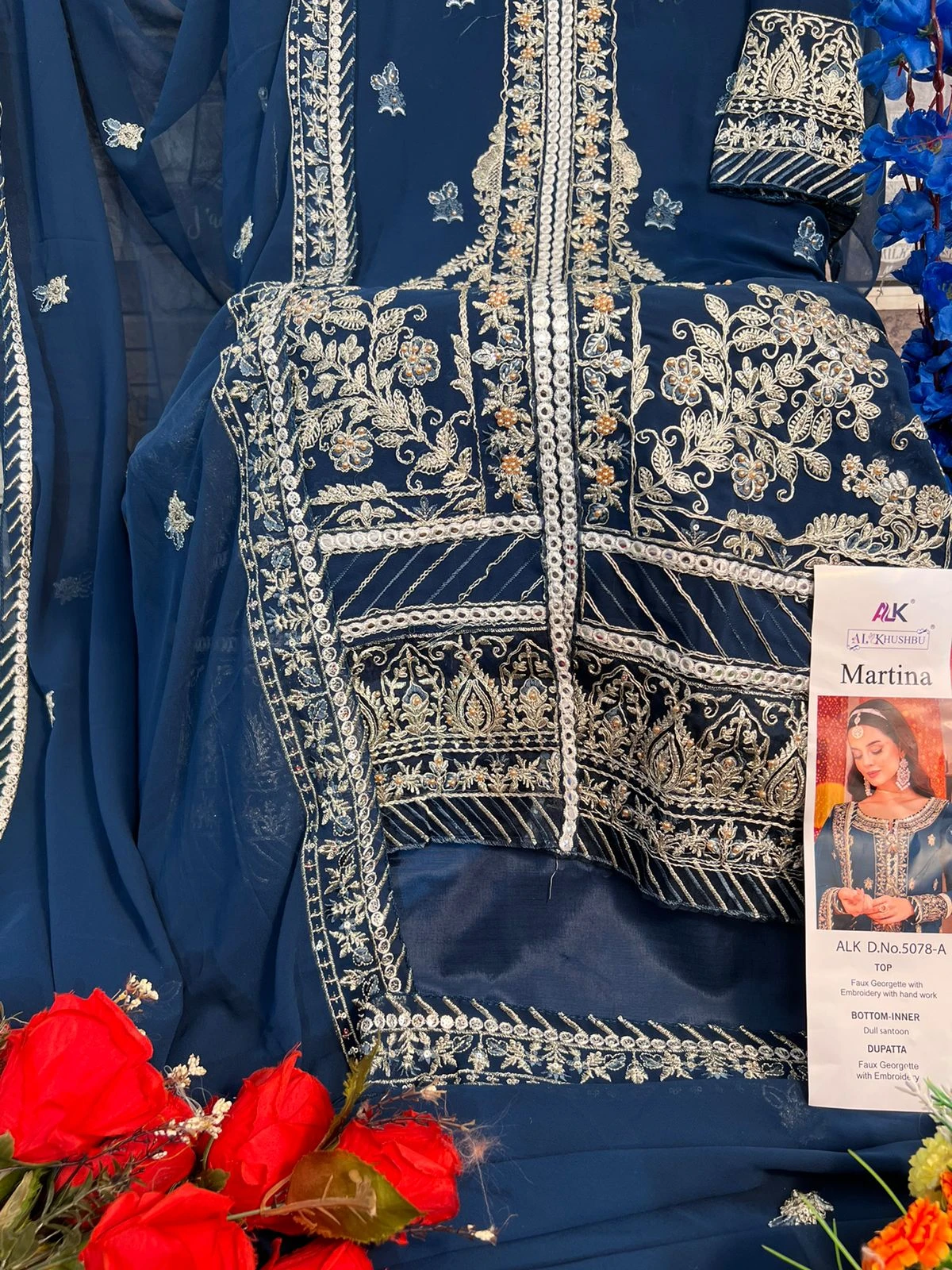 Al_Khushbu Martina Georgette Wholesale Pakistani Salwar Suit Catalog — Wholesale Salwar Suits, MPA wholesale from Surat - Gallery Image 5